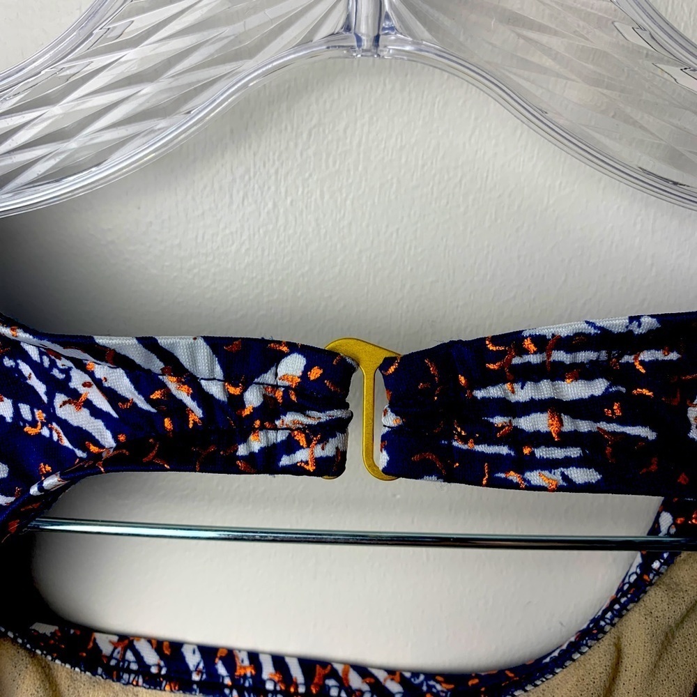 SandCastle Swimsuit 14 Metallic Abstract NEW Resort Cruise - Picture 3 of 8